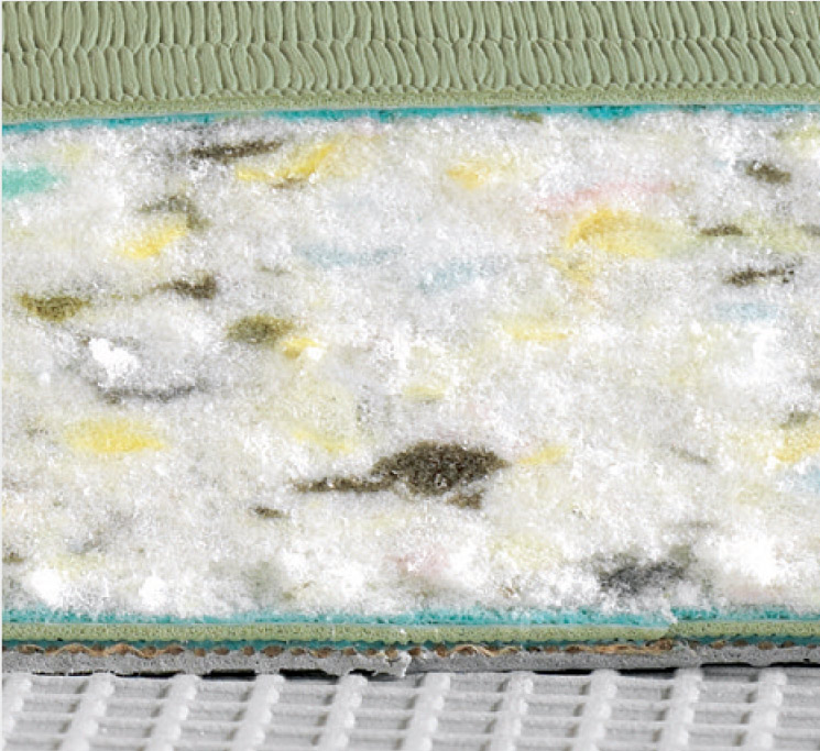 Judomatten Rhode Kasei TatamiFarbe: rot, Verarbeitung: TG: 1 x 2 m S: 4 cm