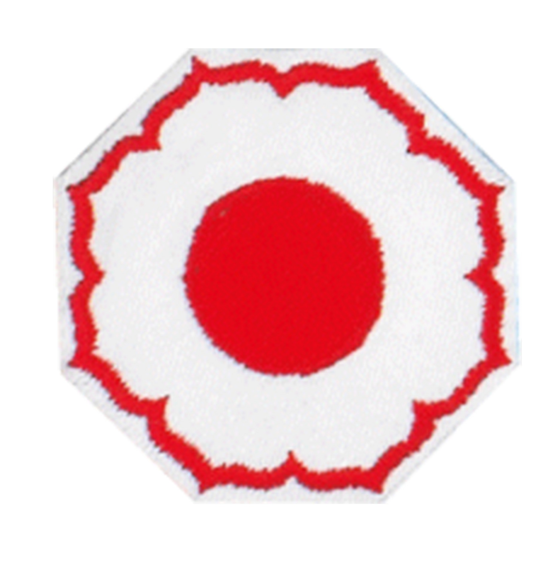 DANRHO Stickabzeichen Blüte klein